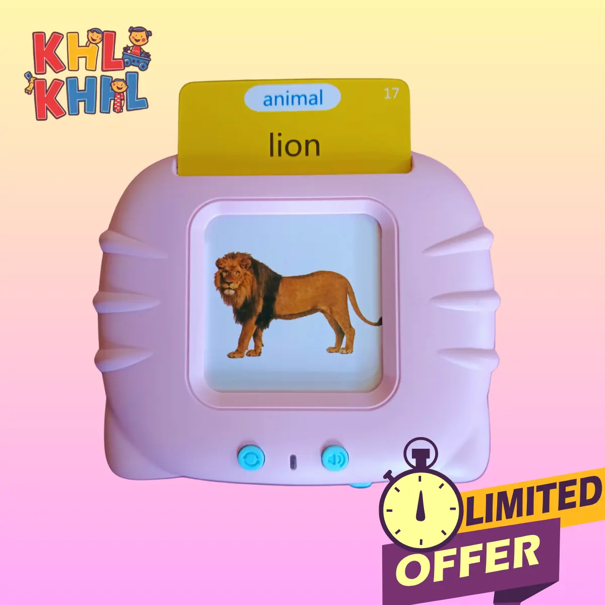 Talking Flash Card Learning Device